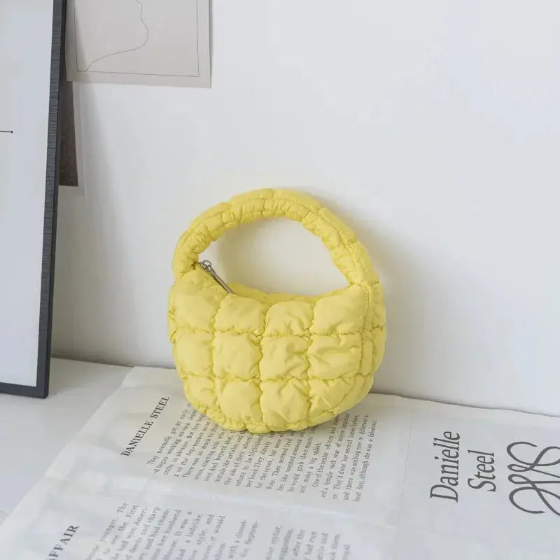 Sacs à bandoulière matelassés à la mode pour femmes Sac à main Mini nuage Sacs plissés Puffer Dumpling Bag Fourre-tout de luxe pour filles - Soldes-ShopOnline