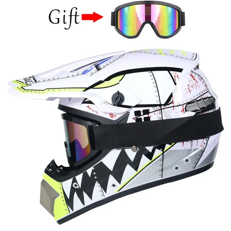Casque de moto casque hors route pour enfants vélo descente AM DH casque croisé capacete motocross vtt atv Tout terrain casque mixte enfants - Soldes-ShopOnline