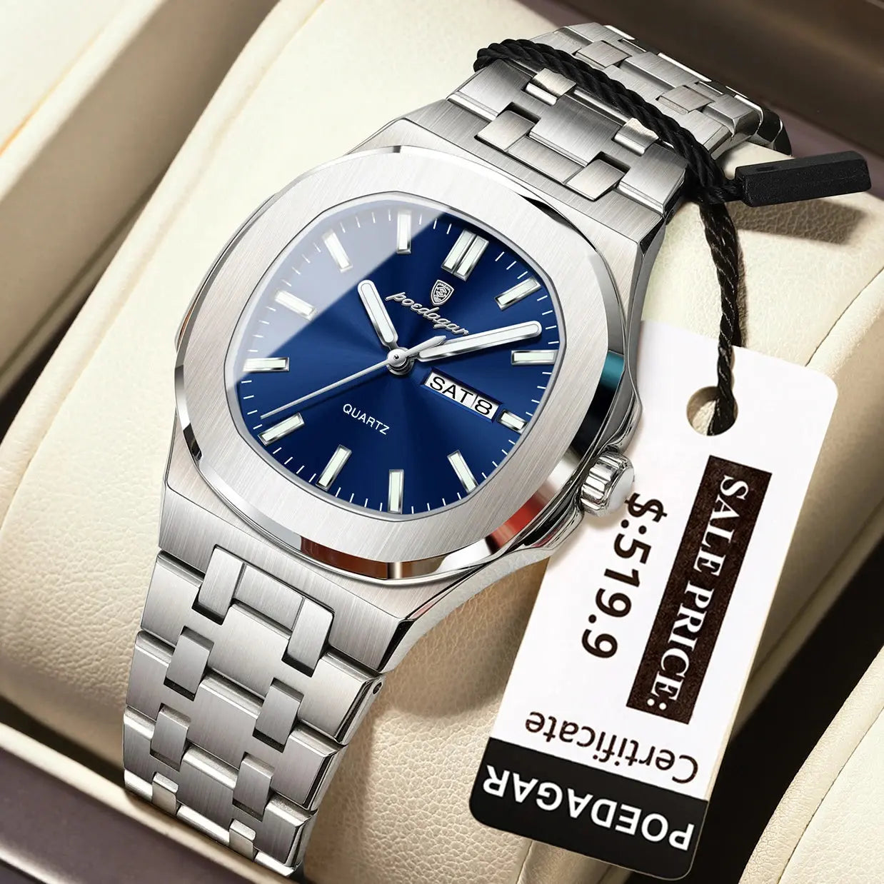 POEDAGAR Top Original Montre pour Femmes Classe Chic Montre de Luxe pour Femme à Prix Discount - Soldes-ShopOnline