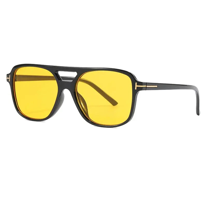 Cyclisme Nouvelle mode Pilote Lunettes de soleil Femmes Double pont Lunettes de soleil surdimensionnées Lunettes ovales Lunettes de soleil classiques Candy Color Design Lunettes à Prix Attractif - Soldes-ShopOnline