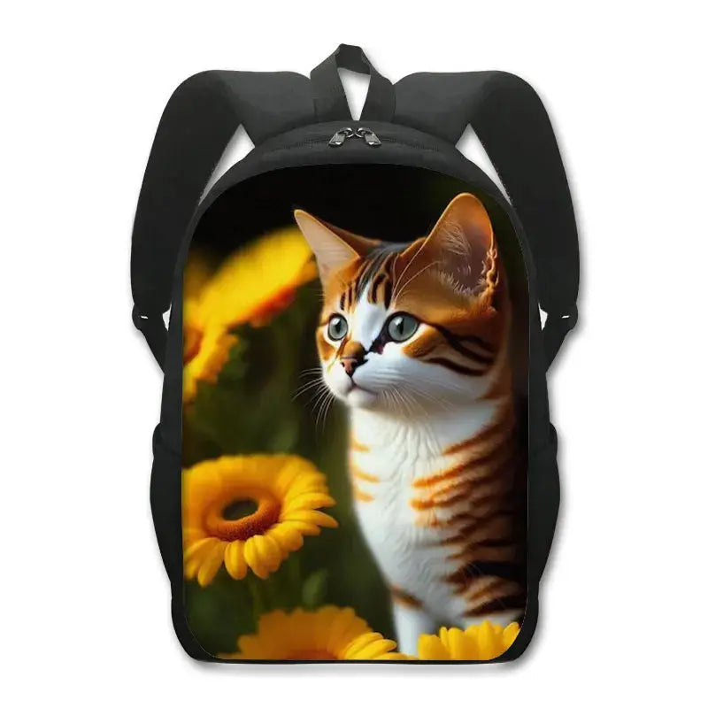 Sac à dos de chat mignon Chat persan/siamois Sacs d'école pour enfants pour adolescents Sacs à dos pour ordinateur portable de chat britannique écossais Sac à dos de livre de chaton - Soldes-ShopOnline