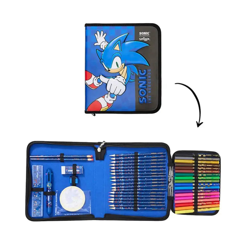 Ensemble Sac à Dos Sonic pour les enfants Garçon Fille Mixte + Gourde Sonic +Trousse à Crayons Sonic+ Sac de pique nique idéal pour les sorties scorlaire idée cadeau à offrir à Prix Discount - Soldes-ShopOnline