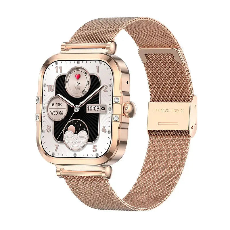 HK82 Montre Intelligente connectée Smart Watch HD Screen Bluetooth Calling Wristband Girl Sport Fitness Tracker Lady Smartwatch pour Filles/Femmes à Prix Discount - Soldes-ShopOnline