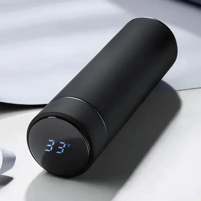Bouteille thermos en acier inoxydable de 500 ml avec affichage numérique de la température LED Coupe de mesure de la température intelligente Flacon à vide pour Femme / Homme - Soldes-ShopOnline