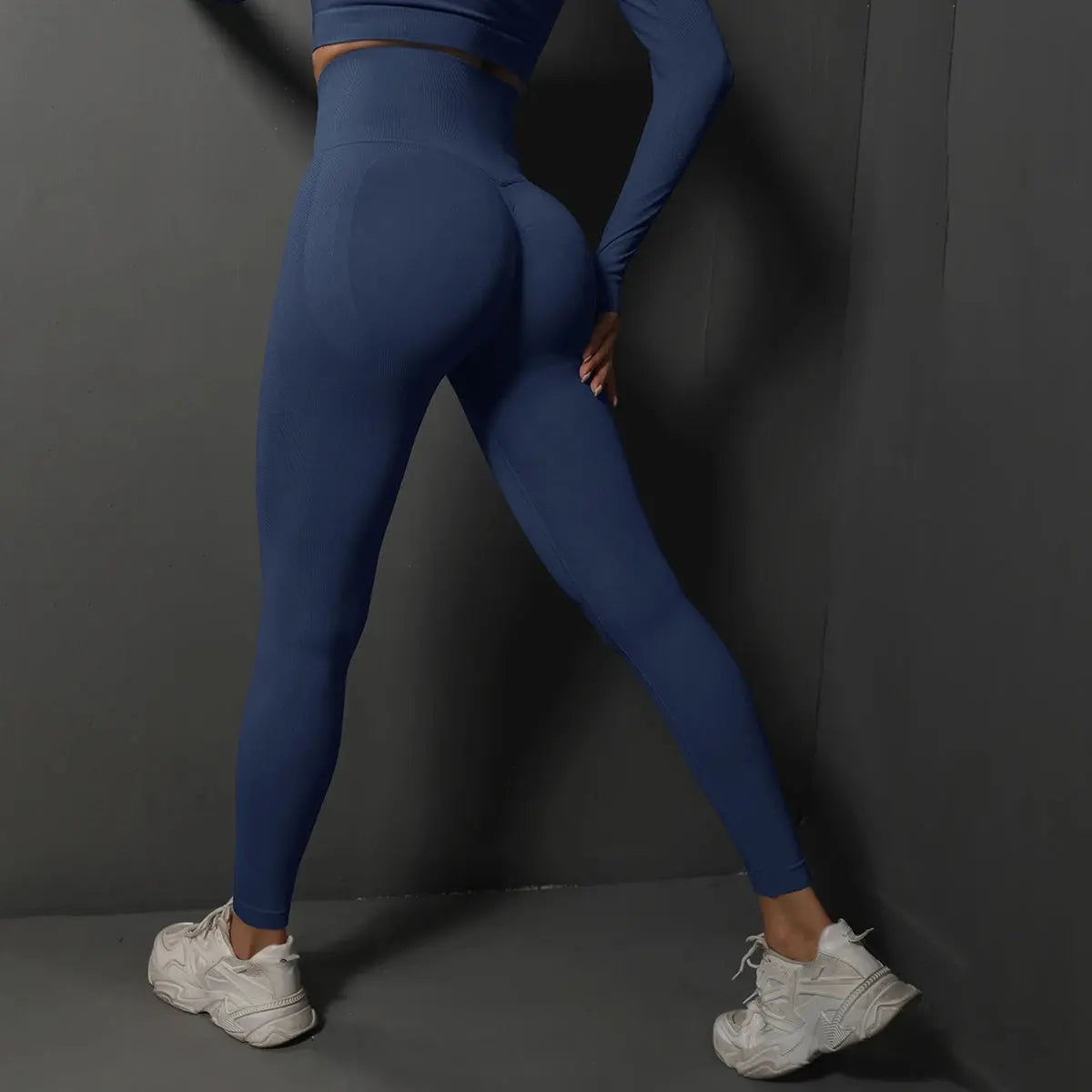 Leggings de gym sans couture Pantalon de yoga push up pour femmes Sexy Taille haute Booty Lifting Leggings Pantalon Femmes Vêtements de sport Vêtements de fitness - Soldes-ShopOnline