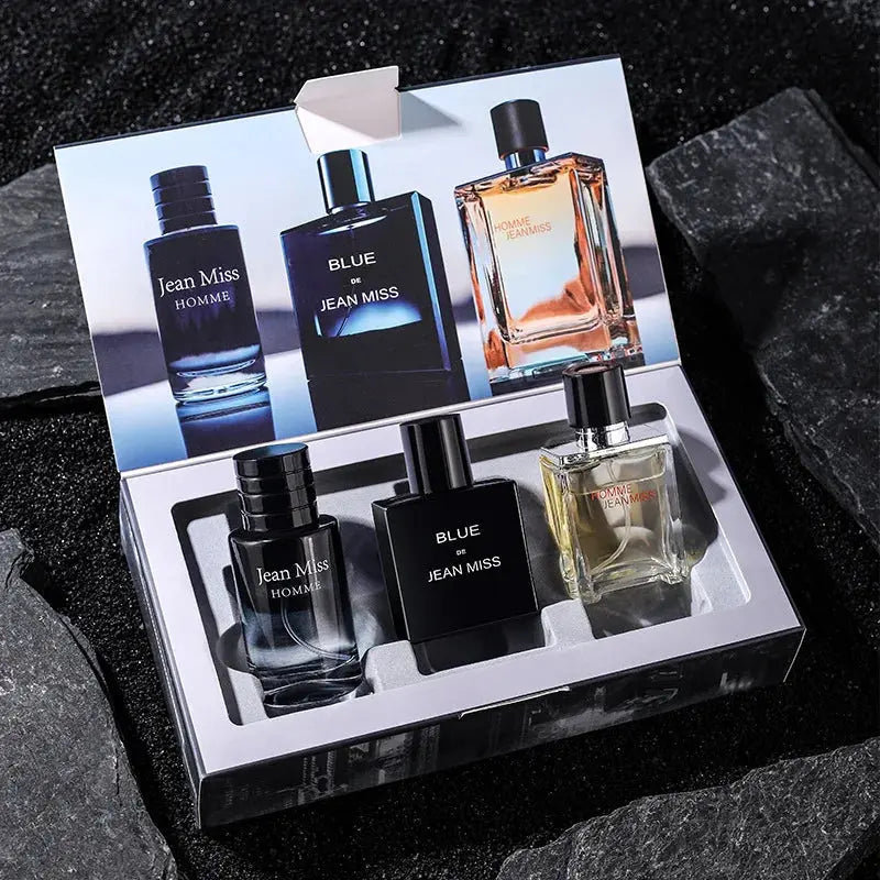 Ensemble de parfums sauvages pour hommes 30 ml x 3 Eau de Toilette Coffret cadeau pour hommes Parfum masculin à coulée longue pour un usage quotidien et les occasions spéciales coffret à offrir idée de cadeau pour hommes - Soldes-ShopOnline