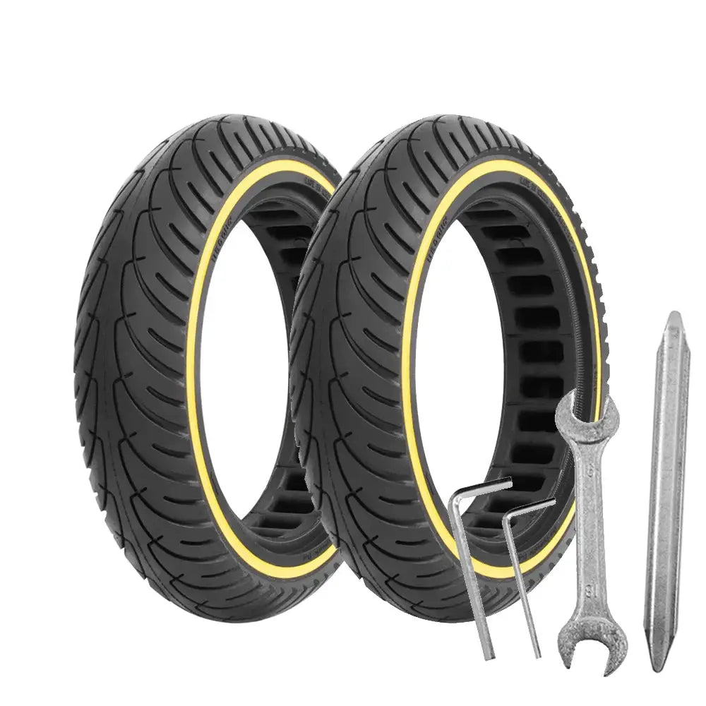 Pneu en nid d'abeille de 8,5 pouces Pneus de sol pour Xiaomi / Pro Scooter électrique e-scooter trottinettes électrique Anti-explosion Amortisseur Roues de secours amortissantes - Soldes-ShopOnline