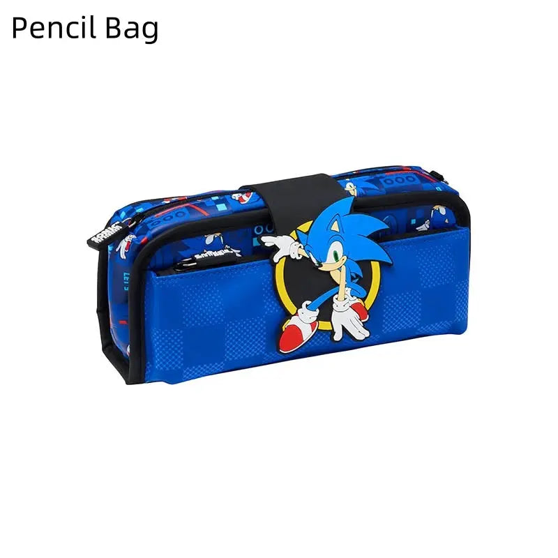 Ensemble Sac à Dos Sonic pour les enfants Garçon Fille Mixte + Gourde Sonic +Trousse à Crayons Sonic+ Sac de pique nique idéal pour les sorties scorlaire idée cadeau à offrir à Prix Discount - Soldes-ShopOnline