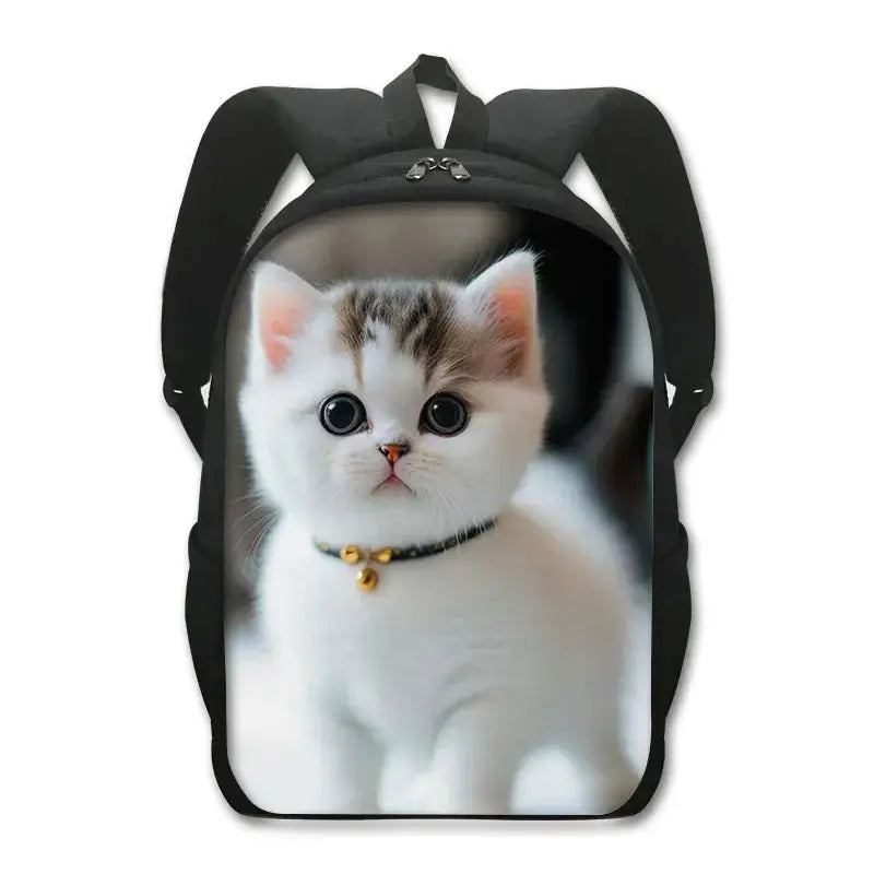 Sac à dos de chat mignon Chat persan/siamois Sacs d'école pour enfants pour adolescents Sacs à dos pour ordinateur portable de chat britannique écossais Sac à dos de livre de chaton - Soldes-ShopOnline