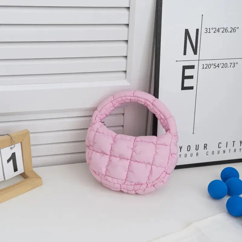 Sacs à bandoulière matelassés à la mode pour femmes Sac à main Mini nuage Sacs plissés Puffer Dumpling Bag Fourre-tout de luxe pour filles - Soldes-ShopOnline