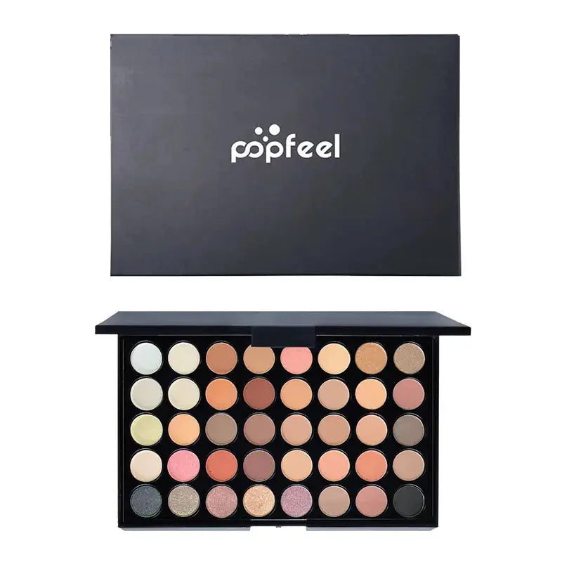POPFEEL Palette d'ombres à paupières de 40 couleurs Palette d'ombres à paupières marron de maquillage facile et longue durée, palette d'ombres à paupières multicolores Top Quality pour Fille/Femme - Soldes-ShopOnline
