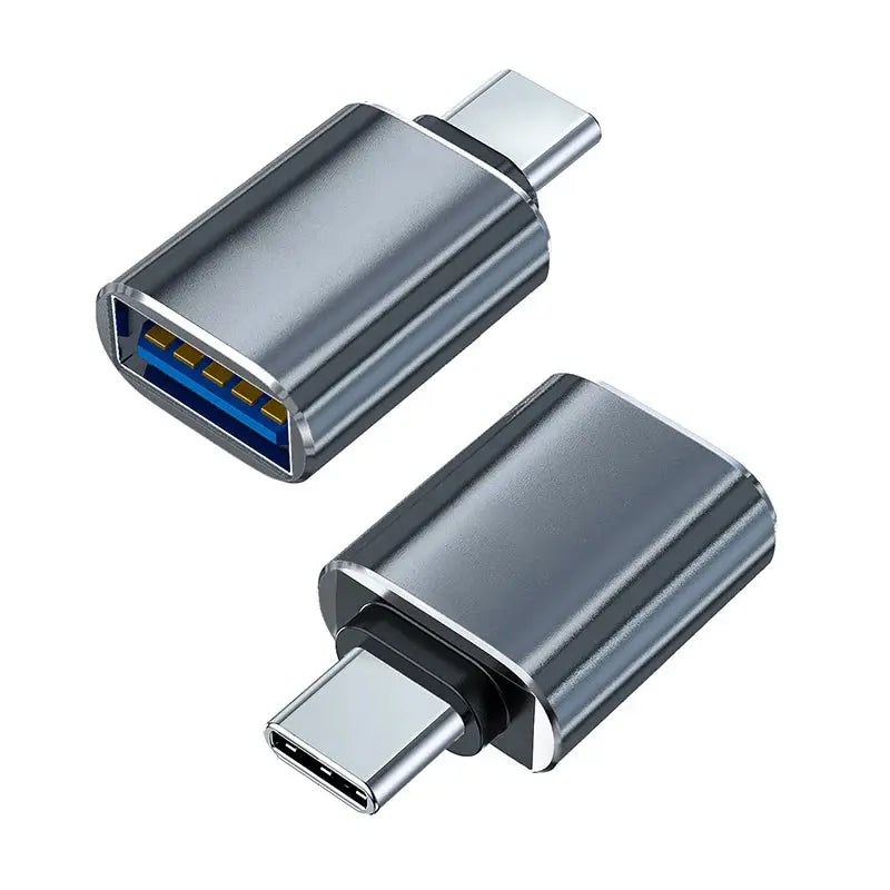 Adaptateur de type C vers USB 3.0 Charge en métal Lumière de lecture de fichier de transmission de données stable pour Iphone Macbook Xiaomi Samsung Connector Android Apple - Soldes-ShopOnline