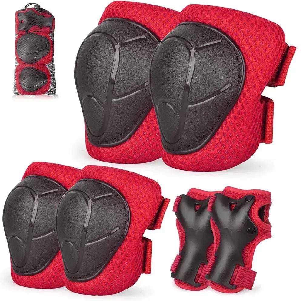 Équipement de protection pour enfants Genouillères et coudières 3 en 1 avec protège-poignet pour le roller Skateboard Cyclisme Patinage Vélo Scooter - Soldes-ShopOnline