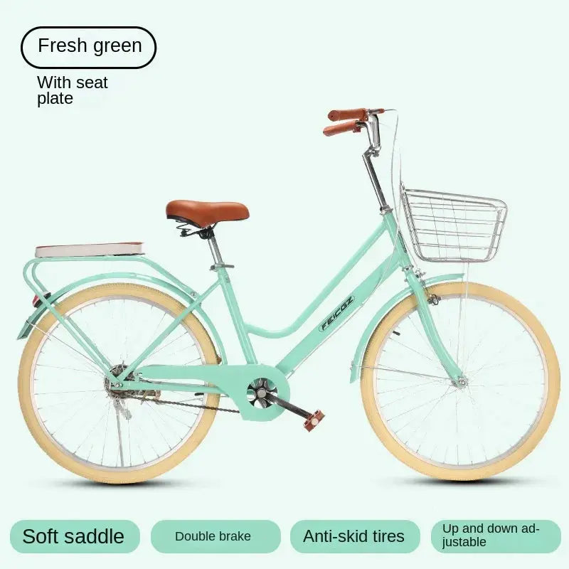 Cooya \ Vélo pour femmes, adulte simple, Vélo d’étudiant, Vélo vintage,vélo pour Filles / Femmes Nouveau, 24 « , 26 » à Prix Discount - Soldes-ShopOnline