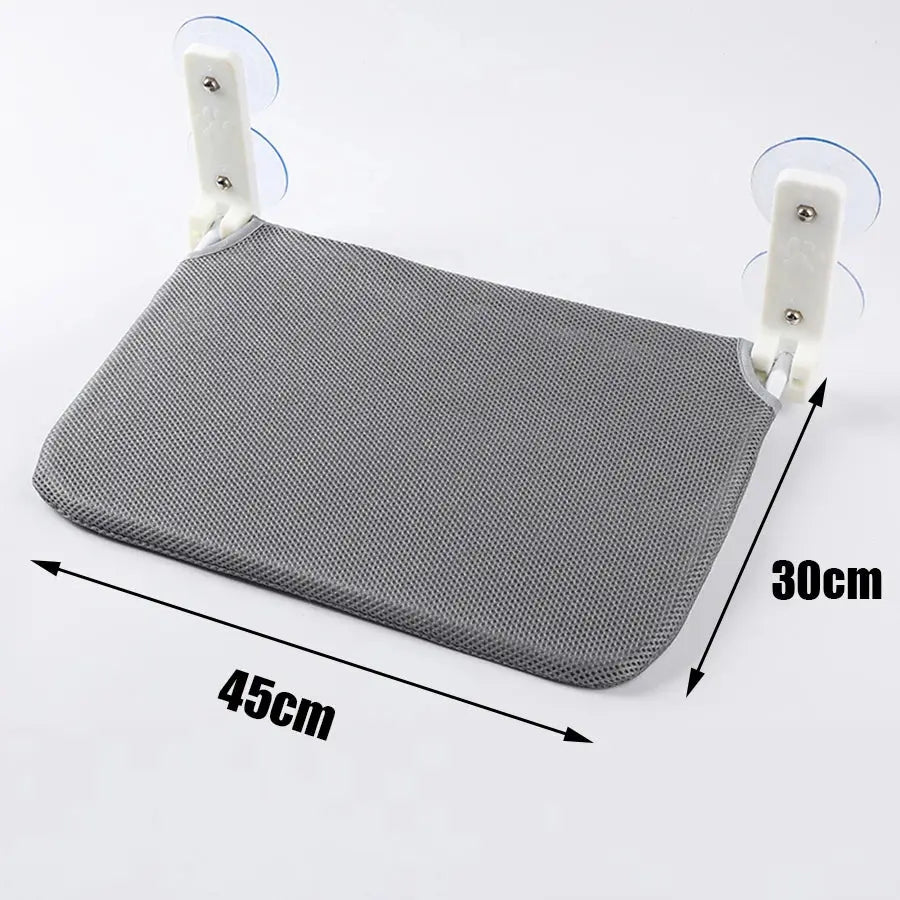 Hamac pour Chat Ventouse Assemblage gratuit hamac pour chat pliant en peluche maille fenêtre pour chats plate-forme de saut de mur double ventouse hamac pour chat - Soldes-ShopOnline
