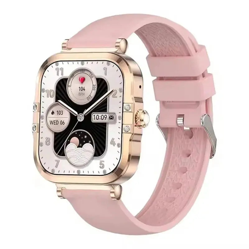 HK82 Montre Intelligente connectée Smart Watch HD Screen Bluetooth Calling Wristband Girl Sport Fitness Tracker Lady Smartwatch pour Filles/Femmes à Prix Discount - Soldes-ShopOnline