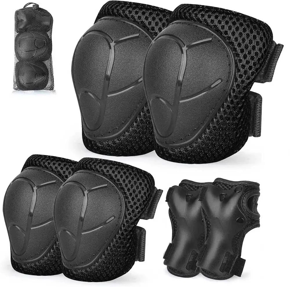 Équipement de protection pour enfants Genouillères et coudières 3 en 1 avec protège-poignet pour le roller Skateboard Cyclisme Patinage Vélo Scooter - Soldes-ShopOnline