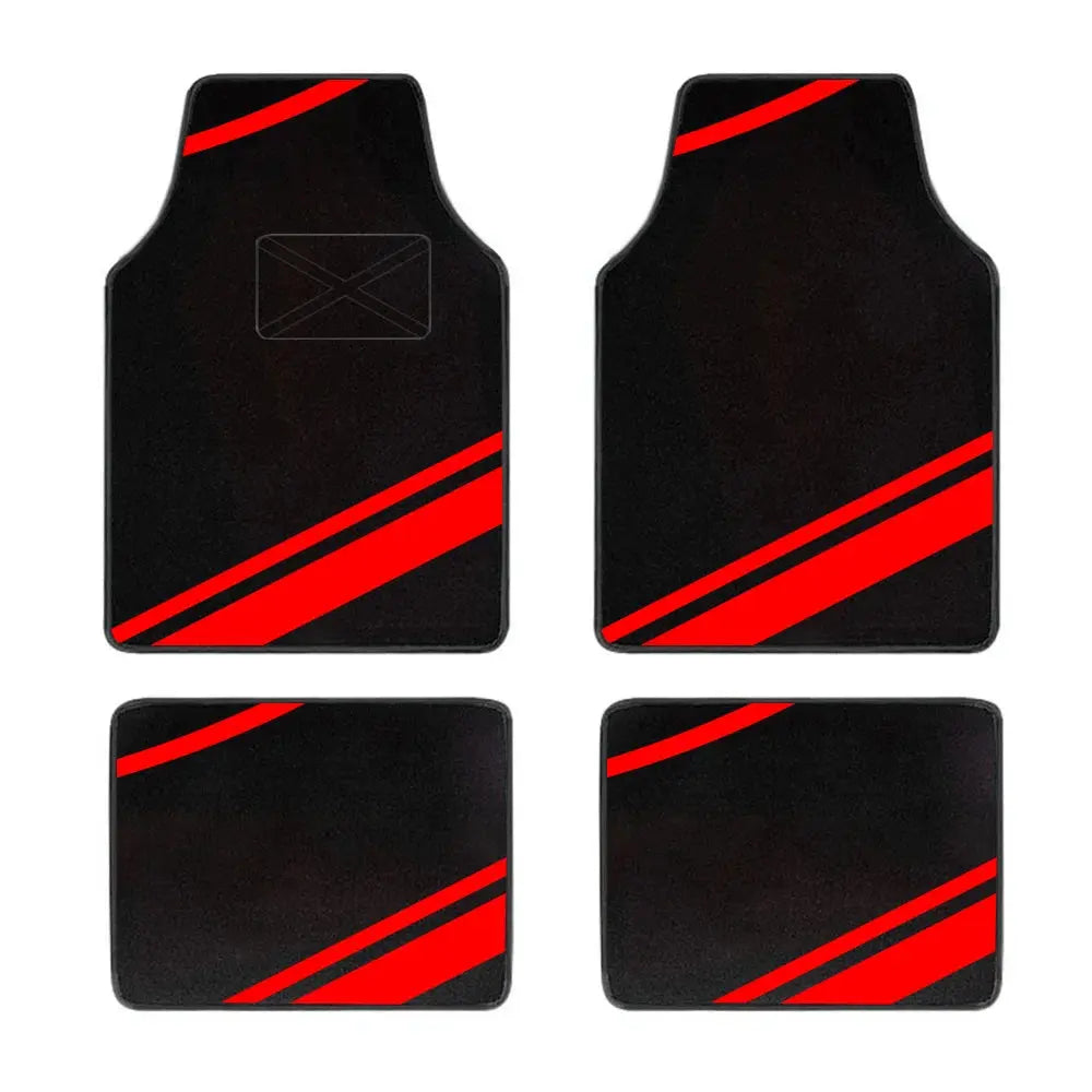 4pcs Tapis de sol de voiture Tapis universel Ensemble kit complet Auto Accessoires Automobile tapis de sol voiture voitures accessoires auto à Prix Discount - Soldes-ShopOnline