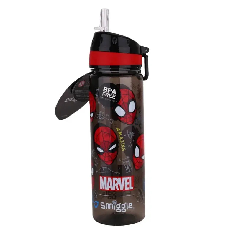Ensemble sac à dos Cartable d’école Marvel Spider-man Enfants Papeterie Étudiant Sac d'école Sac à lunch Boîte à Pique-Nique Portefeuille Boîte à Crayons Tasse d'eau Cadeau étudiant idéal pour sortie scolaire enfants - Soldes-ShopOnline