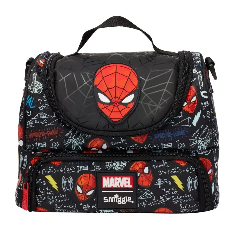 Ensemble sac à dos Cartable d’école Marvel Spider-man Enfants Papeterie Étudiant Sac d'école Sac à lunch Boîte à Pique-Nique Portefeuille Boîte à Crayons Tasse d'eau Cadeau étudiant idéal pour sortie scolaire enfants - Soldes-ShopOnline