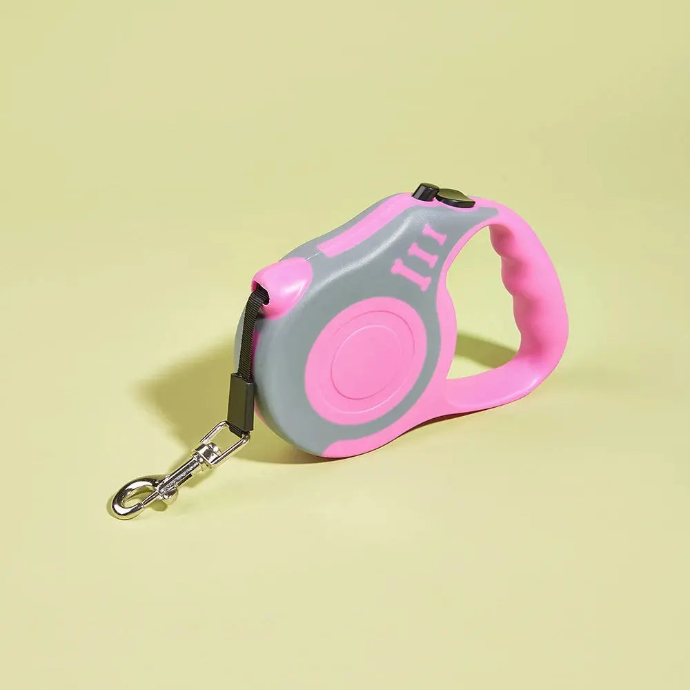 Laisse de chien pour petits chiens/ Chat Automatique Rétractable Durable Nylon Laisse Chiot Voyage en plein air Randonnée Randonnée Traction Corde 3M 5M - Soldes-ShopOnline
