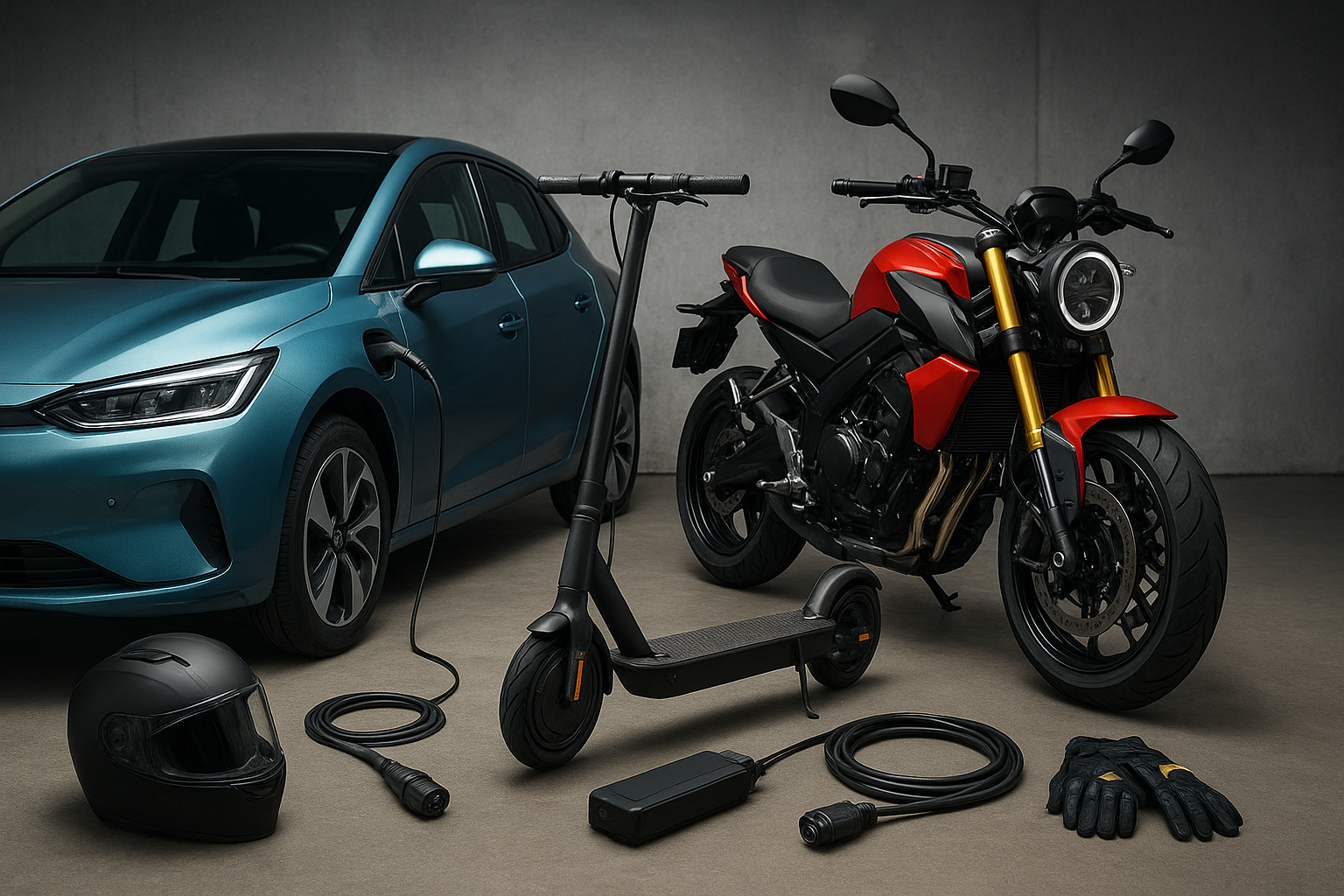 Mobilité Électrique - Auto, Moto & Trottinettes