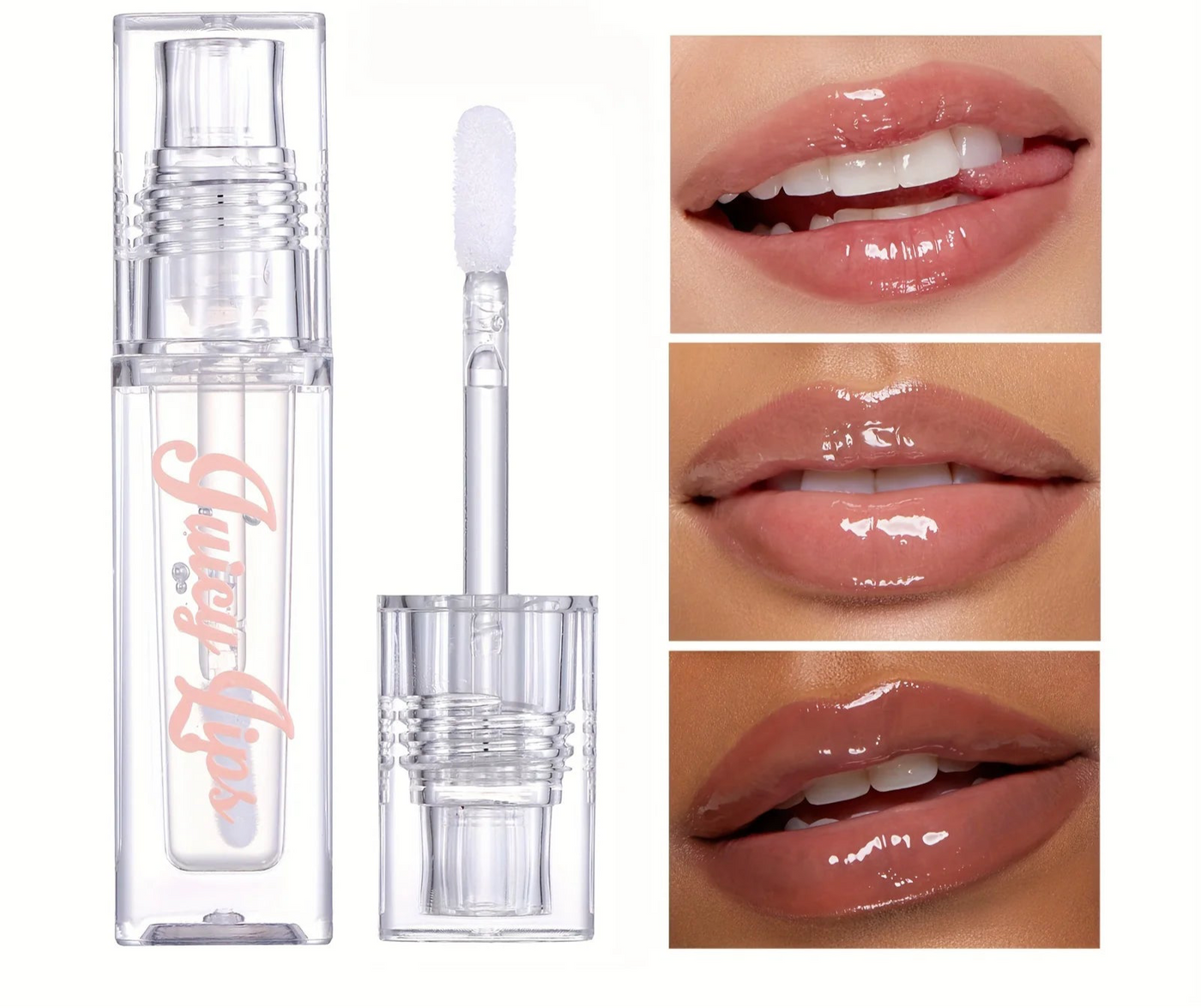 Huile à Lèvres Cristal Hydratante - Gloss Repulpant Teinté Soldes-ShopOnline