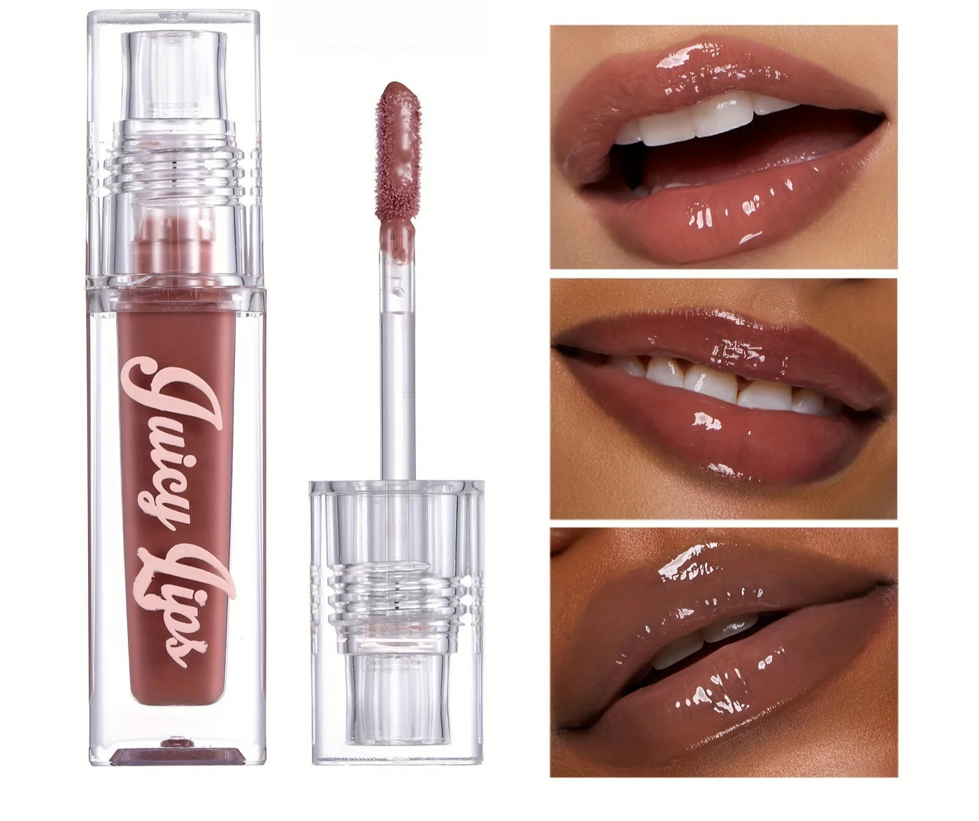 Huile à Lèvres Cristal Hydratante - Gloss Repulpant Teinté Soldes-ShopOnline