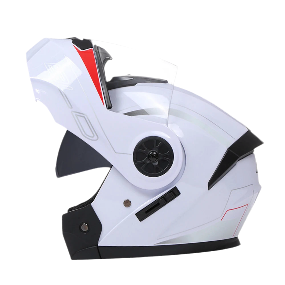 Flip Motorcycle Helmet Modular Dual Lens Helmet Fashion Latest Moto Interior Visor Safety Voyage Racing Men Women DOT Approved Soldes-ShopOnline