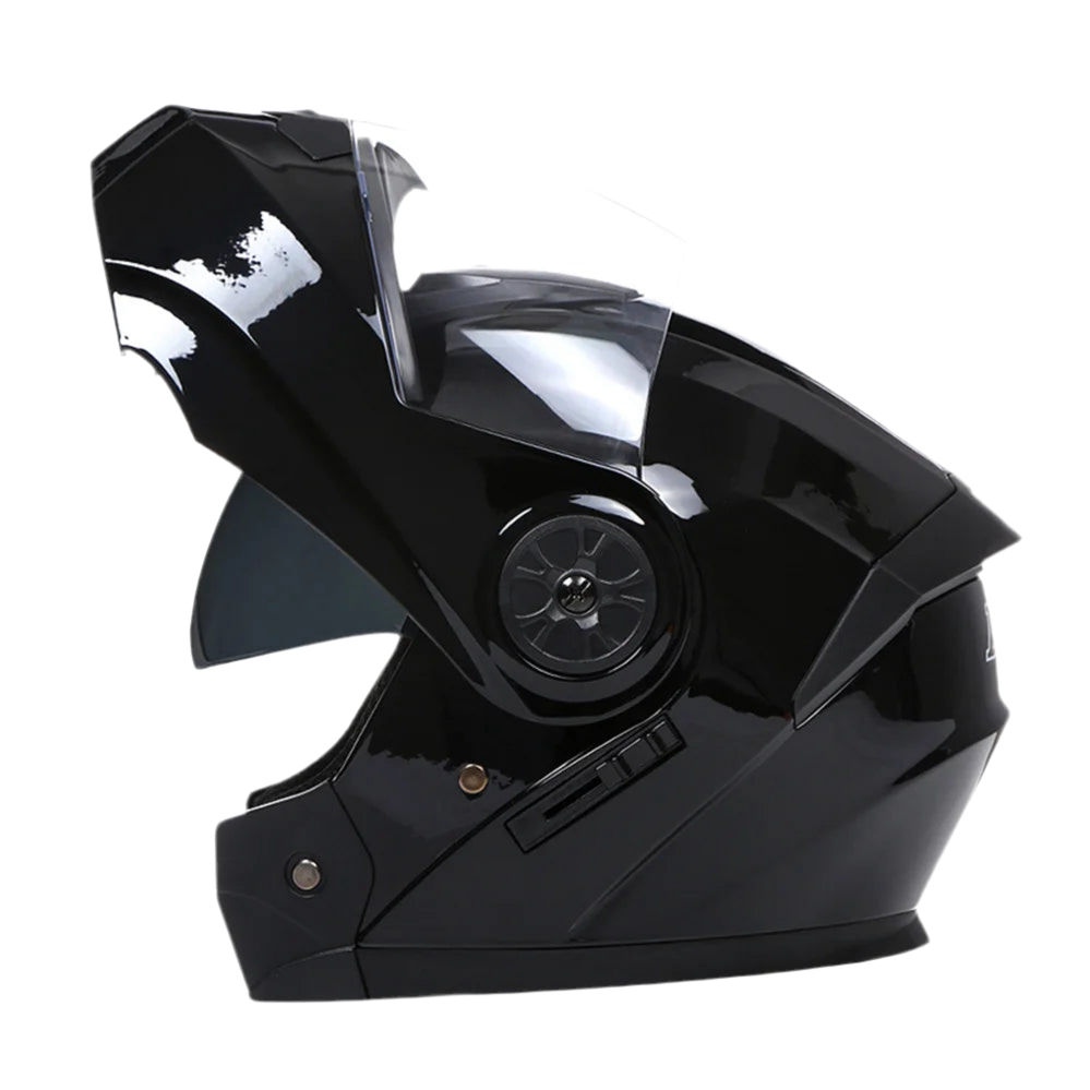 Flip Motorcycle Helmet Modular Dual Lens Helmet Fashion Latest Moto Interior Visor Safety Voyage Racing Men Women DOT Approved Soldes-ShopOnline