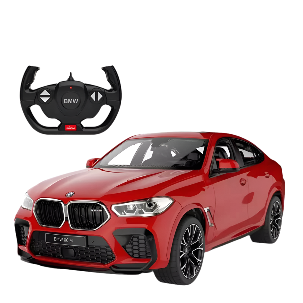 Rastar BMW X6 M Series RC Car 1:14 Scale 2.4G Remote Control Car Toy Model LED Lights Automobile Gift For Kids Adults Soldes-ShopOnline