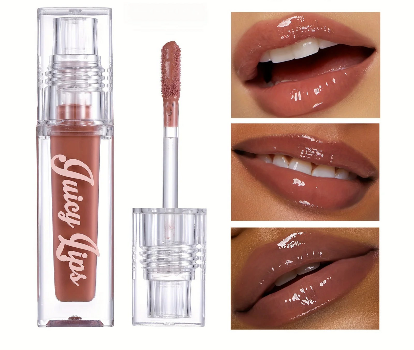 Huile à Lèvres Cristal Hydratante - Gloss Repulpant Teinté Soldes-ShopOnline