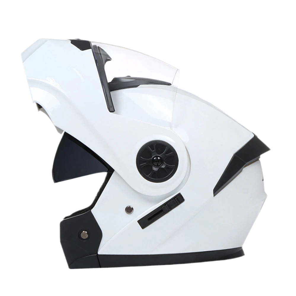 Flip Motorcycle Helmet Modular Dual Lens Helmet Fashion Latest Moto Interior Visor Safety Voyage Racing Men Women DOT Approved Soldes-ShopOnline