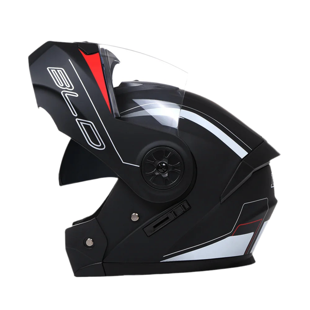 Flip Motorcycle Helmet Modular Dual Lens Helmet Fashion Latest Moto Interior Visor Safety Voyage Racing Men Women DOT Approved Soldes-ShopOnline