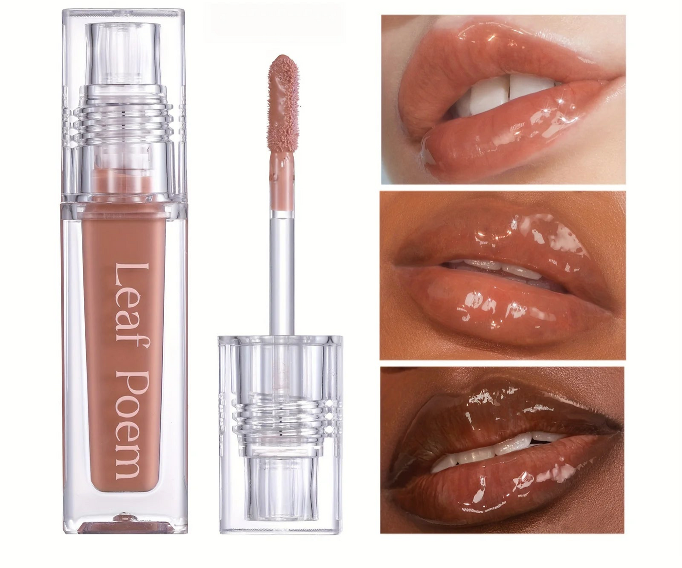 Huile à Lèvres Cristal Hydratante - Gloss Repulpant Teinté Soldes-ShopOnline