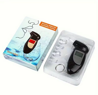 Éthylotest Numérique Professionnel - Testeur d'Alcoolémie LCD Rétroéclairé Soldes-ShopOnline
