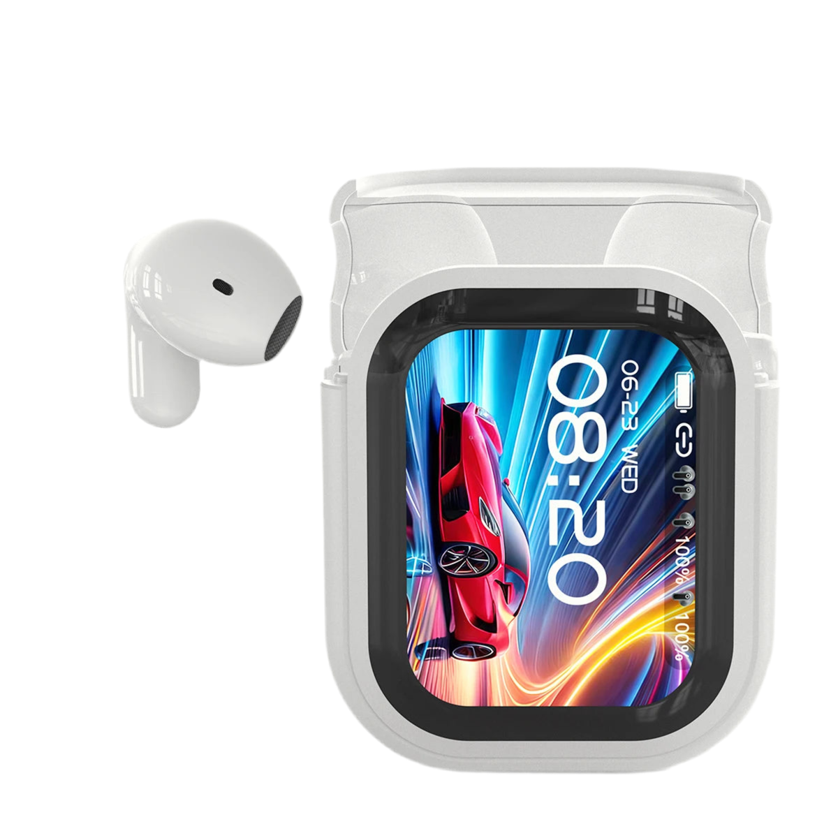 Translator HTC NE20 New Bluetooth 6.0 Wireless Headphones Translation Earphones IPX4 Waterproof Rating Long Battery Life Soldes-ShopOnline