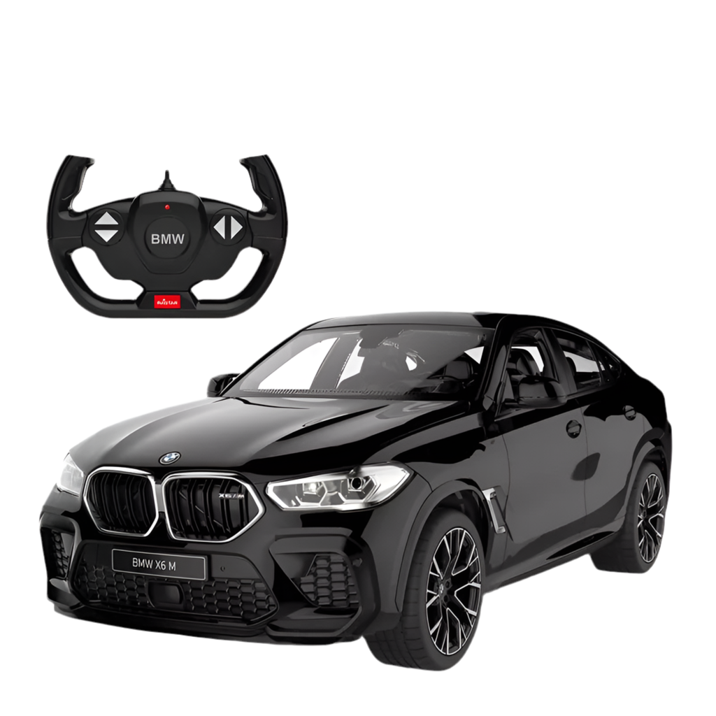 Rastar BMW X6 M Series RC Car 1:14 Scale 2.4G Remote Control Car Toy Model LED Lights Automobile Gift For Kids Adults Soldes-ShopOnline