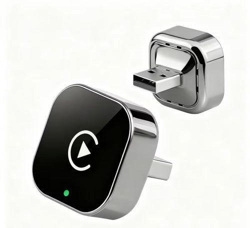 Adaptateur CarPlay & Android Auto Sans Fil 2-en-1 – Dongle AI Smart Box pour Voiture avec CarPlay Filaire Soldes-ShopOnline