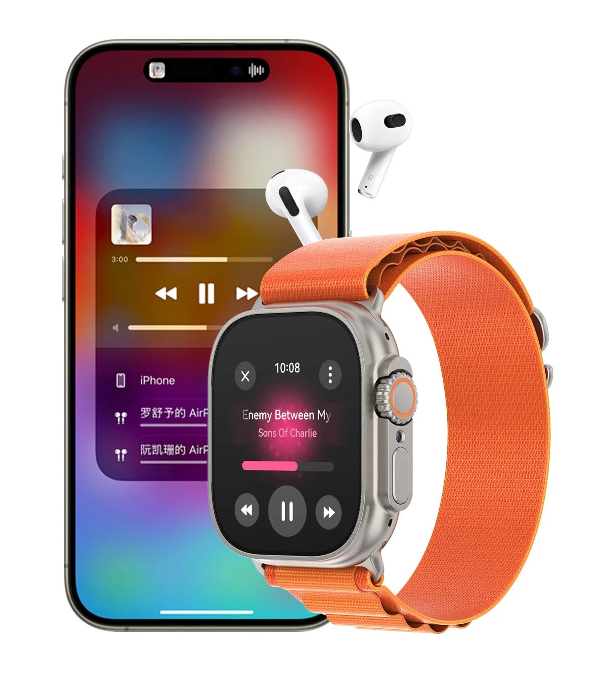 Montre Connectée Ultra X Pro MAX 2025 - Écran AMOLED 49mm, Charge Sans Fil Watch Apple / Android GPS and Connect Car Soldes-ShopOnline