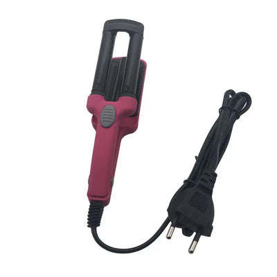 Machine à friser les cheveux professionnelle trois bigoudis mini trois tubes pour femmes/filles - Soldes-ShopOnline