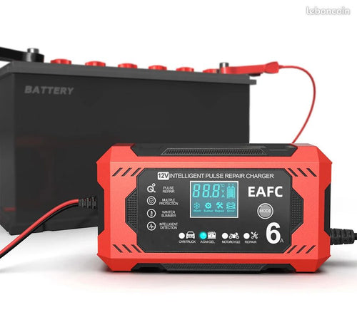 Chargeur Mainteneur de Batterie 6V/12V – 1.5A | Auto, Moto, Camping-Car, Bateau Soldes-ShopOnline
