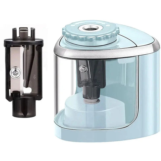 Tenwin Portable Électrique/Manuel Taille-crayon 2 en 1 Taille-crayon automatique Enfants Adultes Taille-crayon automatique Papeterie filles/garçon - Soldes-ShopOnline