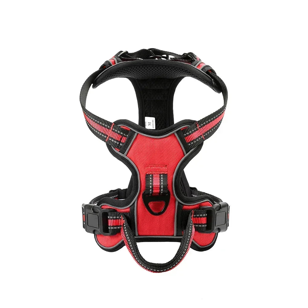 Harnais Chien Réfléchissant Nylon – Anti-Traction, Respirant & Réglable | Tailles S à XL Soldes-ShopOnline