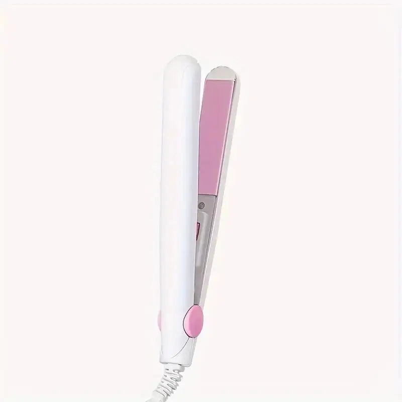 Mini lisseur à cheveux, attelle multicolore, chauffage rapide, plaque en céramique non dommageante, pince à frange, curling et lissage pour filles / Femmes - Soldes-ShopOnline