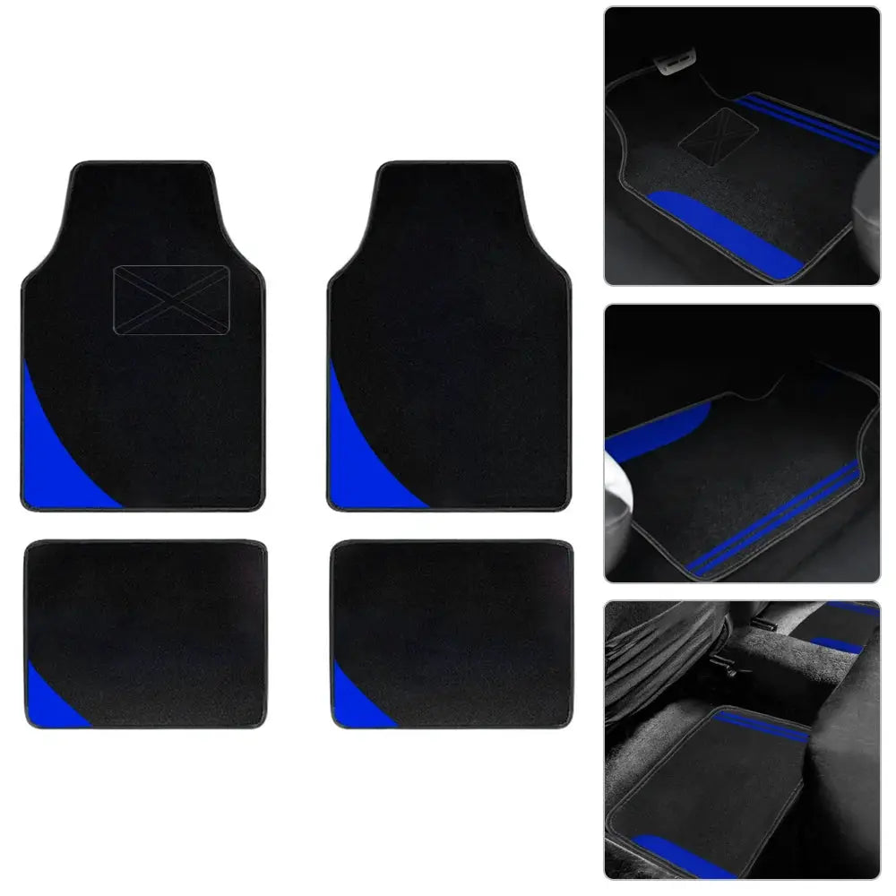 4pcs Tapis de sol de voiture Tapis universel Ensemble kit complet Auto Accessoires Automobile tapis de sol voiture voitures accessoires auto à Prix Discount - Soldes-ShopOnline