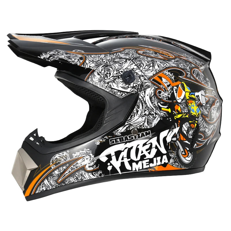 Casque Intégral Certifié DOT – Motocross, VTT Descente & Sports Extrêmes – Unisexe Soldes-ShopOnline