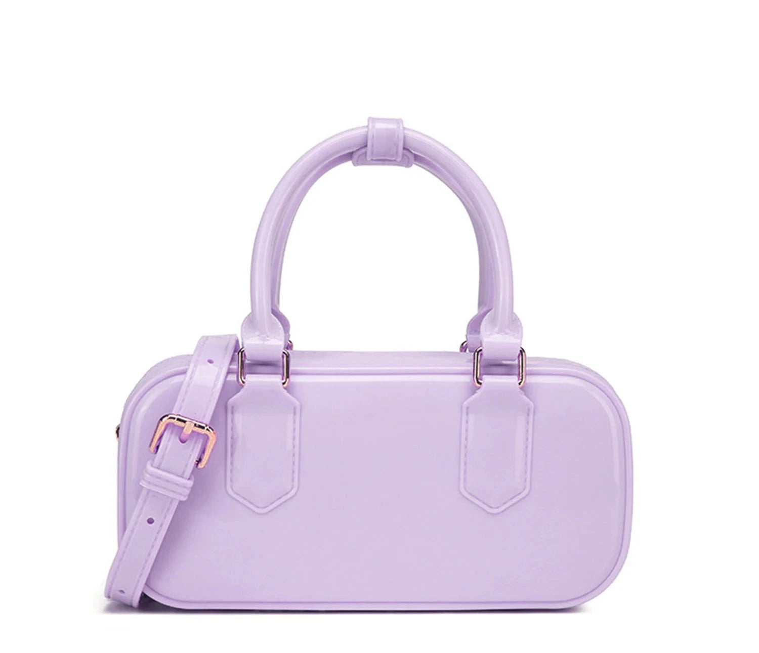 New Korean style fresh and cute womens bowling bag PVCwaterproof unique and versatile Boston bag womens crossbodybag and handbag Soldes-ShopOnline