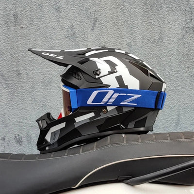 ORZ Professional Racing Motocross Helmet Off Road Helmet Motorcycle Off-Road Cartoon Childrenr ATV Motorcycle MTB Helmet Soldes-ShopOnline