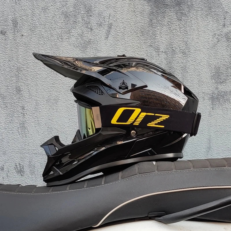 ORZ Professional Racing Motocross Helmet Off Road Helmet Motorcycle Off-Road Cartoon Childrenr ATV Motorcycle MTB Helmet Soldes-ShopOnline